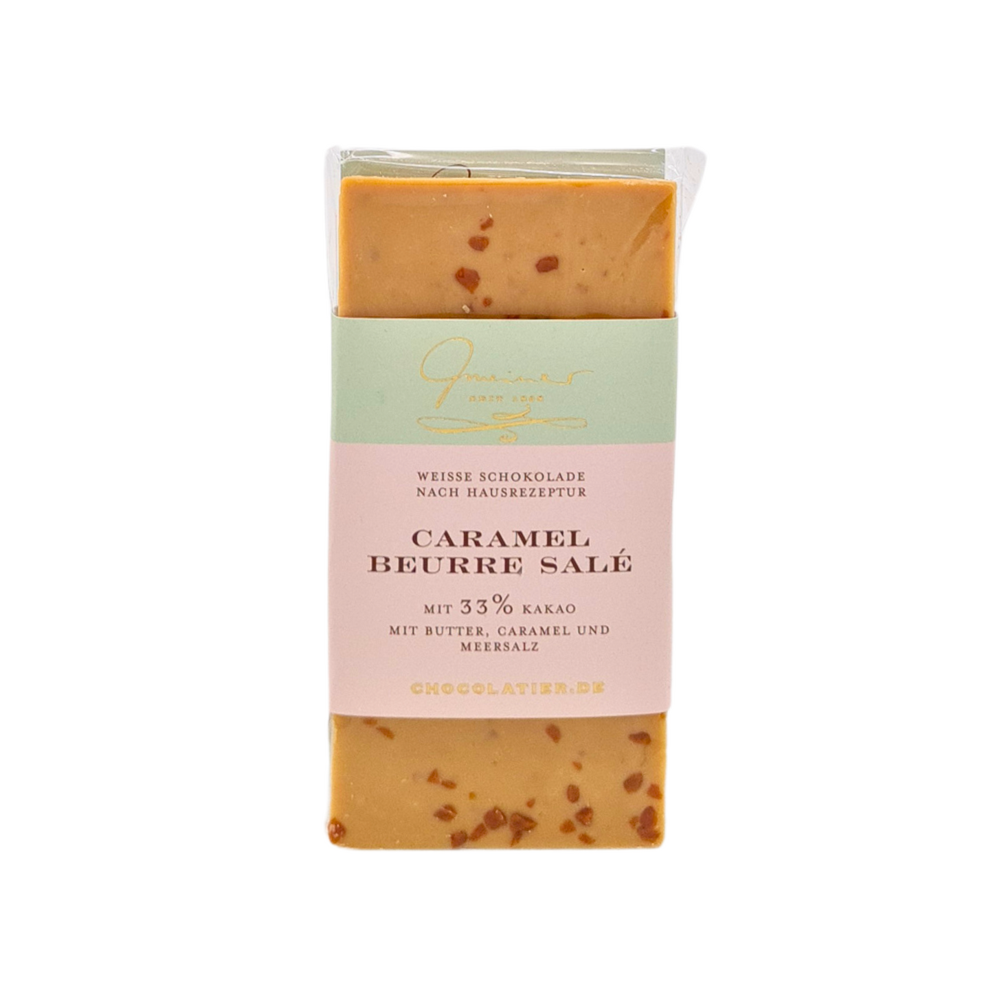 Weiße Schokolade "Caramel Beurre Salé" (33%) 1