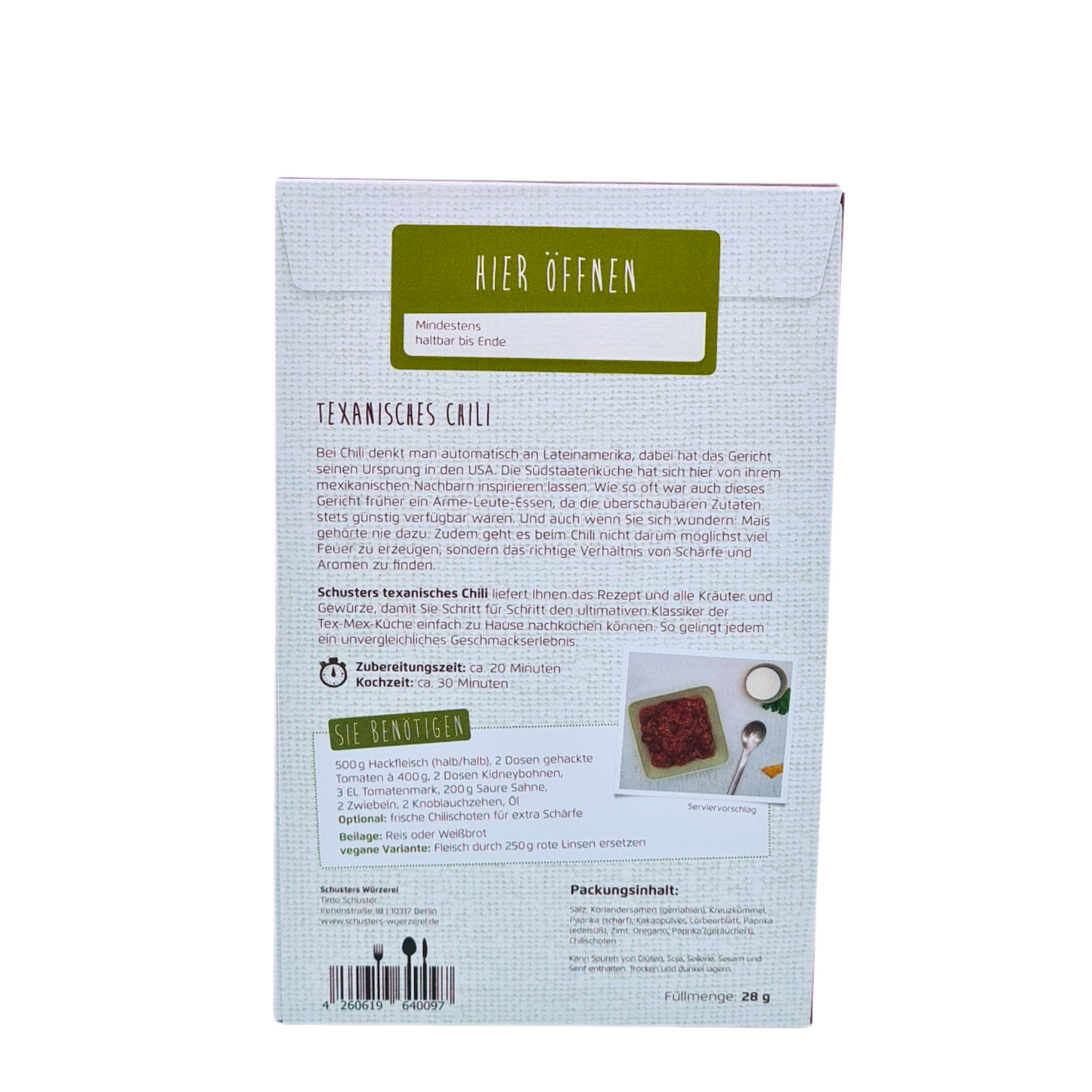 Gewürzmischung "Texanisches Chili" 2