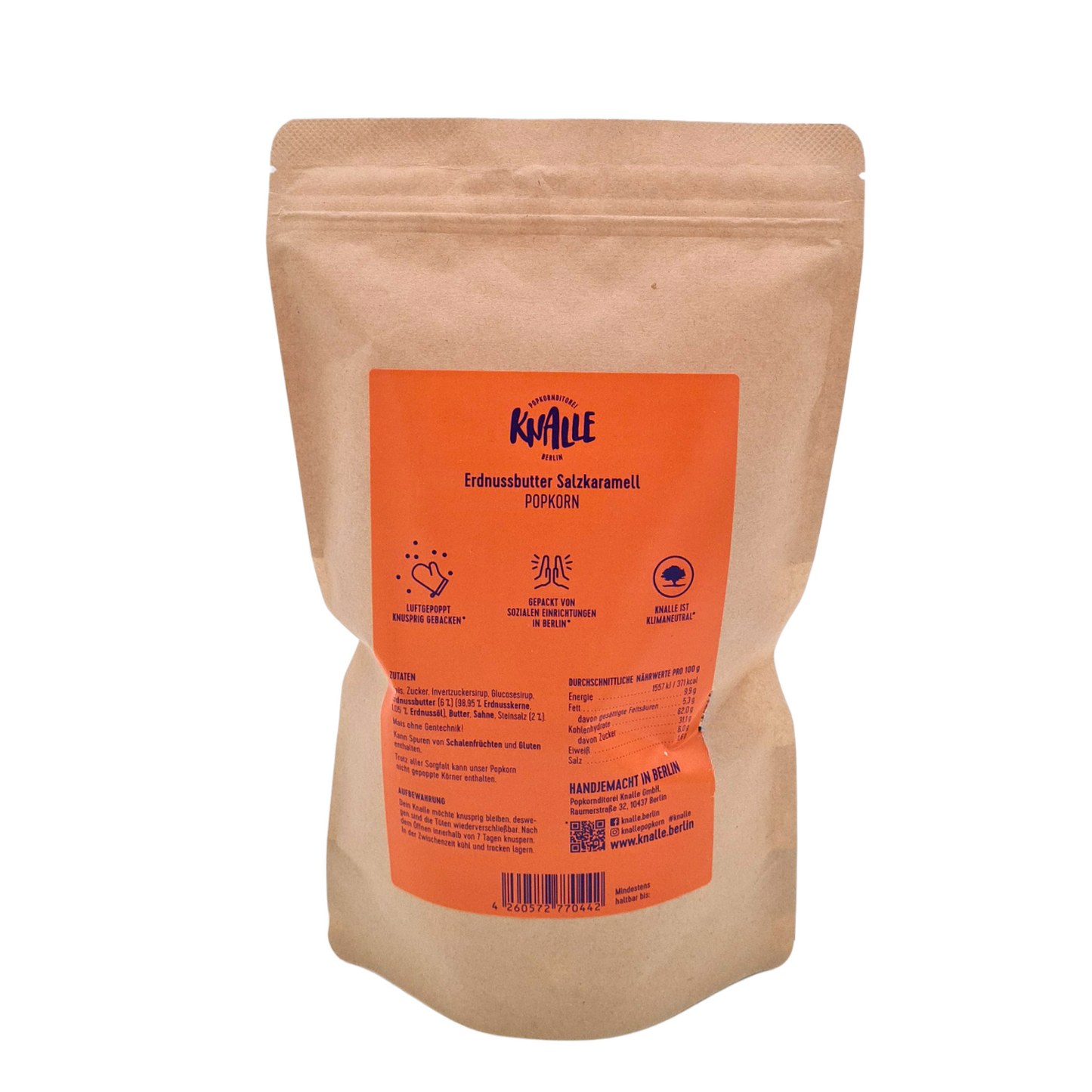 Popkorn "Erdnussbutter Salzkaramell" 2