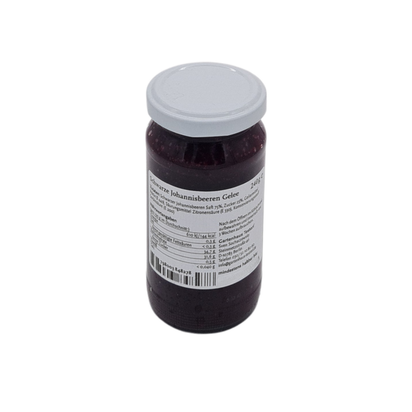Fruchtaufstrich - Schwarze Johannisbeeren Gelee 2