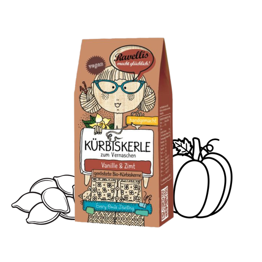 Kürbiskerle mit Vanille & Zimt