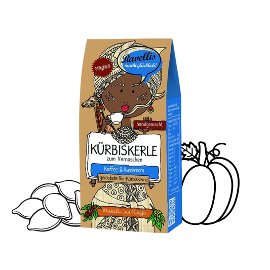 Kürbiskerle mit Kaffee & Kardamom