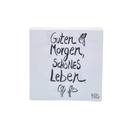 Servietten "Schönes Leben" 1