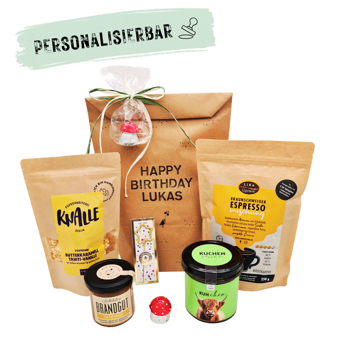 Set "Geburtstag" (Espresso)