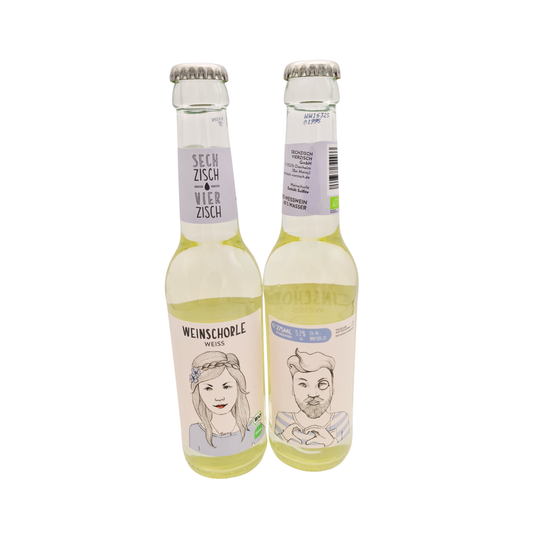 Weißweinschorle von Sechzisch Vierzisch