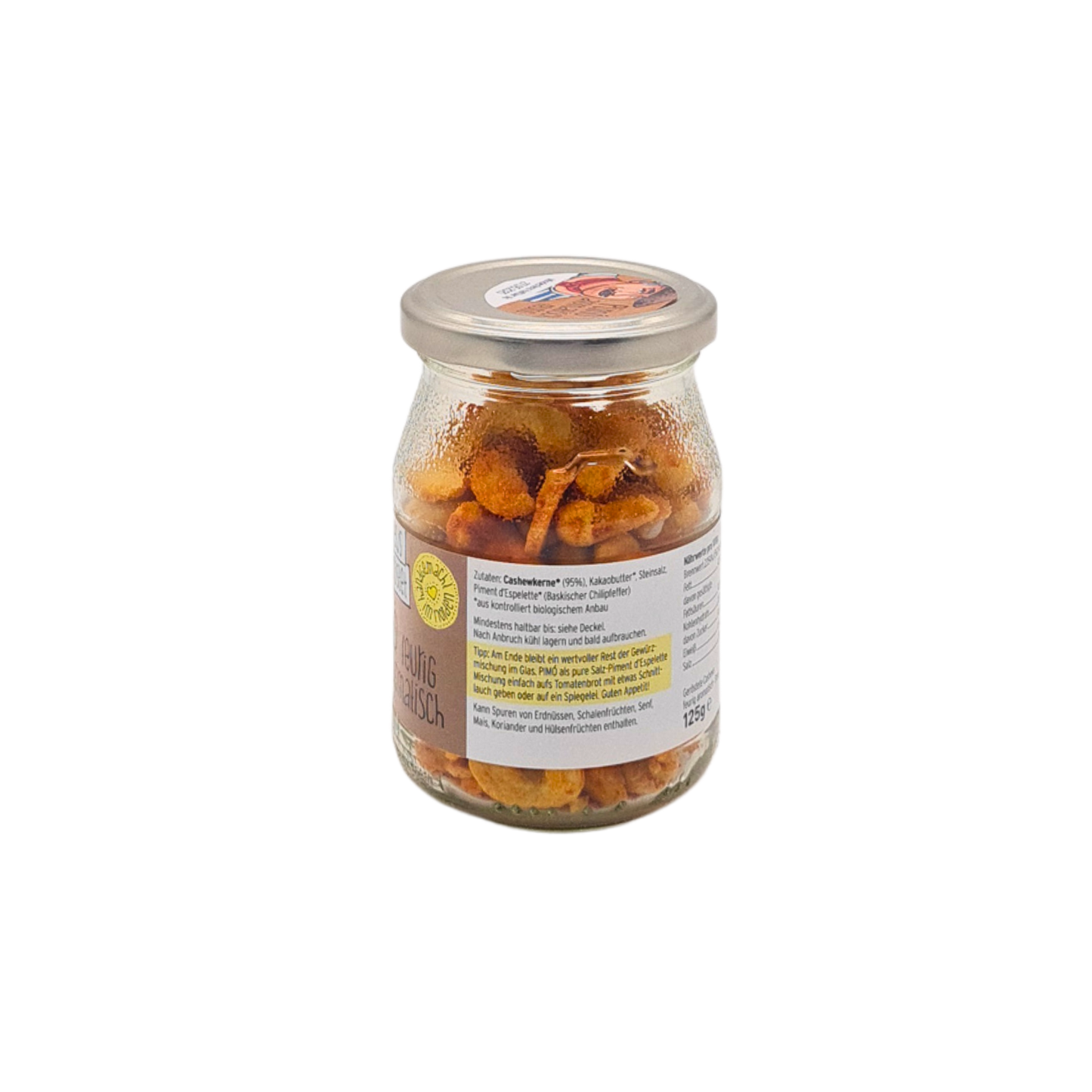 Bio-Cashews "Pimó feurig aromatisch" (geröstet) 4