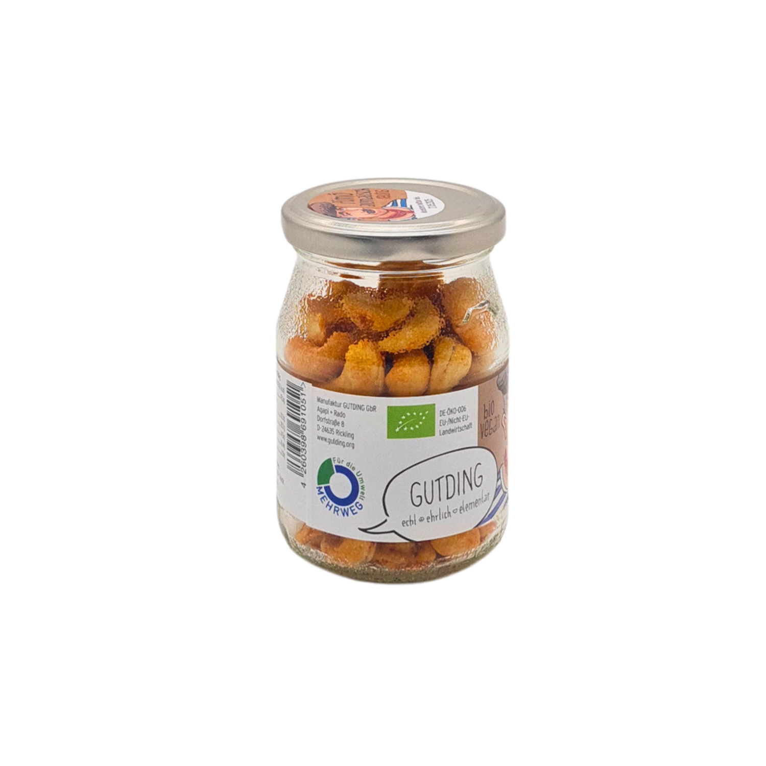 Bio-Cashews "Pimó feurig aromatisch" (geröstet) 6